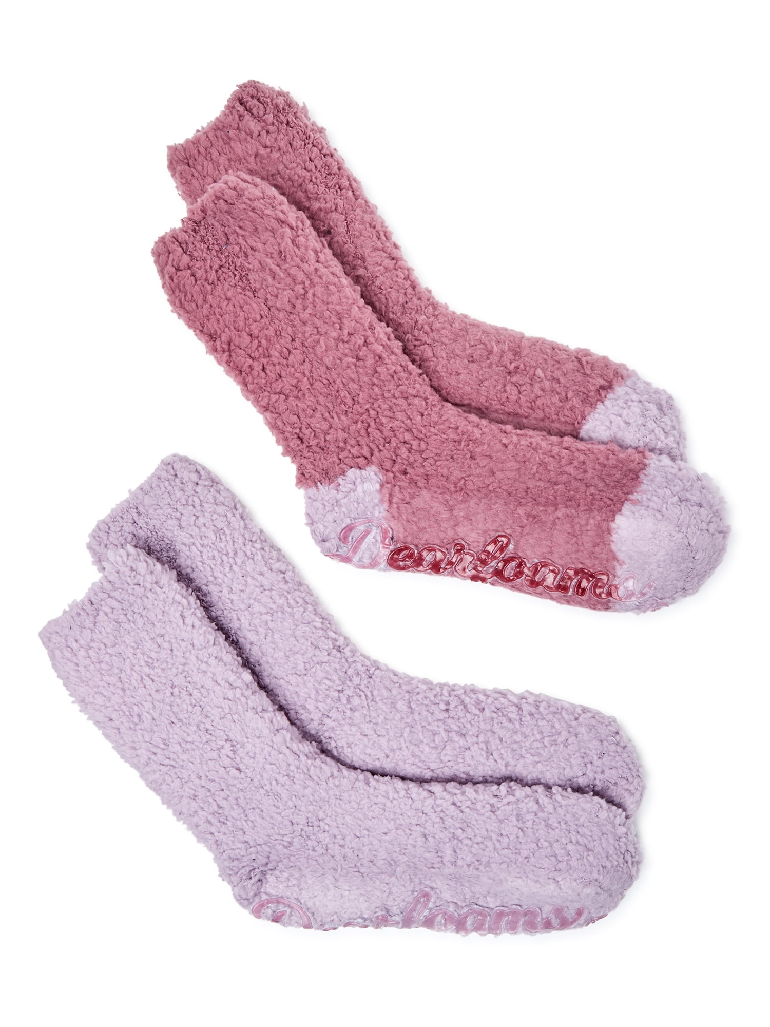 Dearfoams Women's Crew Socks, 2-Pack - Walmart.com