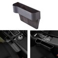 thumbnail image 3 of Organizador para espacio de asiento de coche, caja de almacenamiento lateral para consola, Universal para tarjetas, lado del conductor Negro Izquierda Sharpla Organizador de huecos para asientos de coche, 3 of 7