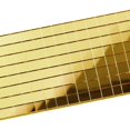 thumbnail image 3 of Roll of 4 self-adhesive mosaic tiles, square glass mosaic tiles in gold (gold, 5 x 5 mm), 3 of 5