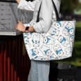 thumbnail image 4 of Wukai Scarf Bear Print Zipper Bag,large Beach Tote Bag,Waterproof Sandproof Bag,Grocery and Picnic Tote Travel Bag, 4 of 5