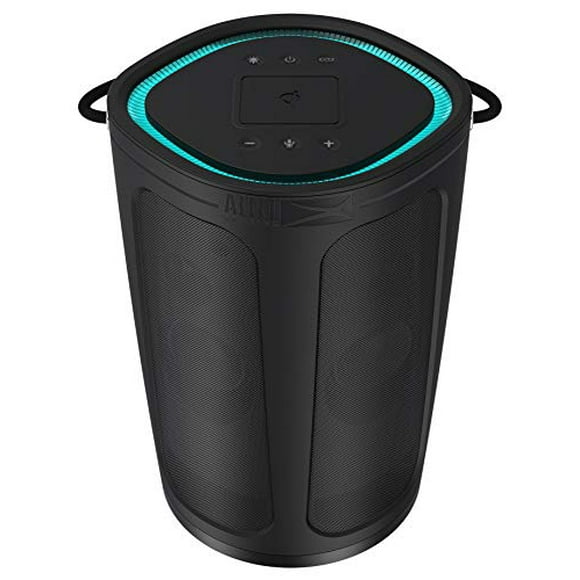 Altec Lansing IMW899 Sound Bucket Rugged Portable Waterproof Wireless Bluetooth Speaker with QI Wireless Charging