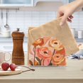 thumbnail image 2 of Yayeee Napkin Holder for Table Kitchen Paper Tissue Organization, Abstract Orange Flowers, 2 of 8