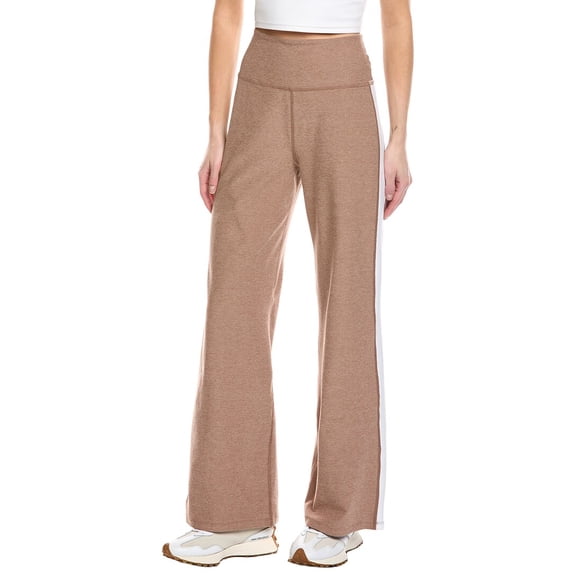 Beyond Yoga womens  Spacedye Laid Back 31in Wide Leg Pant, xs, Brown