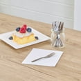 thumbnail image 3 of Fashion Gray Plastic Cake Fork with Knife Edge - 4" x 3/4" - 500 count box, 3 of 10