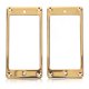 thumbnail image 1 of 2Pcs Electric Guitar Pickup Frames, Metal Replacement Humbucker Pickup Mounting Ring for Decoration, Gold, 1 of 4