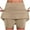 Brown, variant on Women's Active Skort Lightweight Comfy Tennis Golf Skirt with Build in Shorts for Athletic Sports Running