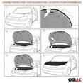 thumbnail image 4 of OMAC USA 4735BSZ2 Fits Mercedes Sprinter W906 2014-2018 Hood Cover Mask Black Vinyl Bonnet Bra, Black, 4 of 9