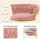 thumbnail image 4 of Juego de 4 taburetes de bar VECELO con altura de mostrador ajustable, color rosa, 4 of 7
