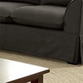 thumbnail image 3 of Furniture of America Osilla Fabric Upholstery Loveseat in Gray, 3 of 5