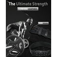thumbnail image 4 of RAD Leather Belt 4" Gym Power Heavy Duty Weight Lifting Bodybuilding New (Black, Large), 4 of 5