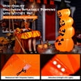 thumbnail image 3 of Costway 6.8FT Halloween Inflatable Pumpkin Combo Blow up Pumpkins w/ Witch’s Hat, 3 of 10