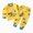 boy outfits-Yellow, variant on TOWED22 Toddler Baby Boy Fall Outfits 2 Piece Printed Long Sleeve Round Neck Sweatshirt Fleece Pants Casual Clothes Set(Dark Blue,18-24 M)