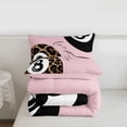 thumbnail image 5 of Erosebridal Billiards Game Sport Full Size Comforter Sets,Jungle Leopard Pattern Bedding Sets For Cheetah Girl, Reversible 3pcs, 5 of 7