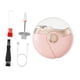 thumbnail image 2 of Cortauñas eléctrico portátil de bolsillo 3 en 1, herramienta compacta para uñas, dos velocidades. Rosa, 2 of 9