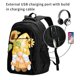 thumbnail image 2 of Balery Sunflower Gnomes 3 Mochila con carga USB para hombre y mujer - Mochila impermeable y antirrobo para portátil con puerto USB para viajes, trabajo, estudios y universidad, 2 of 7