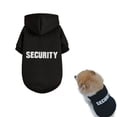 thumbnail image 1 of Pet sweater Pet clothes coat SECURITY printed security hoodie, 1 of 5