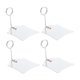 thumbnail image 5 of Houderco 4Ud Soporte Metálico Plata Para Carteles Y Etiquetas En Exhibiciones Y Supermercados, 5 of 8