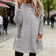 thumbnail image 6 of 3. Super Soft Fleece Tunics Top for Women Winter Cozy Pullover Long Sleeve Thermal Daily Wear, 6 of 9