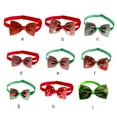 thumbnail image 3 of sweethay Collares para perros Pajarita Collar a cuadros ajustable Accesorios para mascotas Decoración Hebilla Regalos Cachorros Gatos Navidad Type3 NO3, 3 of 6