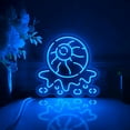 thumbnail image 5 of Evil Eye Led Light Box, Dimmable Neon-Like Light Signs USB Power for Wall Decor Bedroom Decoration, RGB Light (WxH) 6"x6", 5 of 8