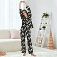 thumbnail image 5 of joogoo Pajamas Set for Women Bow Long Sleeve Pjs Loungewear XL, 5 of 7