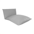 thumbnail image 6 of Imaginarium Memory Foam Fun Pillow with Fiber-Filled Body Topper and Cool-to-the-Touch Cover, Gray, 6 of 6
