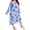 X02_Navy, variant on Hontri Women Nightgowns & Sleepshirts Plus Size Casual Sleep Dress Women's Plus Heart Print Long Sleeve Round Neck Medium Stretch Loose Nightdress Black 5Xl