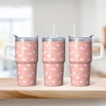 thumbnail image 2 of 20OZ Flamingo Coffee Tumbler Stainless Steel with Handle Insulated Mug Cup BPA Free Sweat Resistant Keeps Drinks Hot Cold for Hours Gifts for Women Girls on Birthday Christmas Summer, 2 of 6