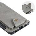 thumbnail image 6 of Samsung CSSAMS10-CANV-GY Scratch Resistant Textured Coated Canvas Wallet Case with Multi-Card Slots for Galaxy S10 - Grey, 6 of 8