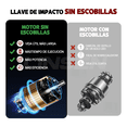 thumbnail image 2 of Llave De Impacto Blossom  Inalámbrica Pistola Inpacto Eléctrica2pilas Rojo, 2 of 4