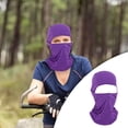 thumbnail image 4 of Ademend Volgelaatsmasker Bivakmuts Zonnebrandcrème Sjaal Hoofddeksels Winddicht Púrpura Zulema Cubierta de cara completa, 4 of 8
