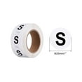 thumbnail image 2 of Unique Bargains Clothing S Small Size Sticker Label Coding Label 25mm/1inch Dia 1 Roll 500 Round Adhesive Labels, 2 of 5