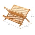 thumbnail image 4 of Mistaha 16-Grid Natural Rack Drying Rack Plate Rack Multipurpose Drainer Dish Rack Drying Rack Desktop Shelf Pot Lid Holder Storage Rack, 4 of 8