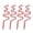 Pink 4pcs, variant on Shoreew Colorful Spiral Bendable Straws 6mm Reusable Food Grade Plastic Straw Flexible Drinking Straws for Birthday Party Home Travel
