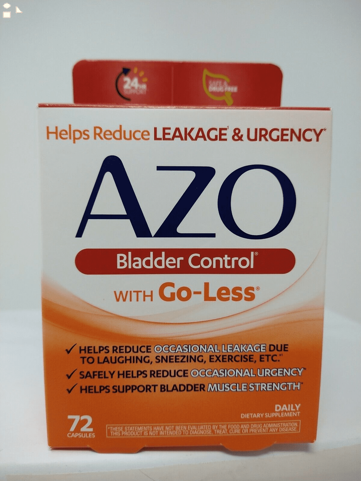 Azo Bladder Control with GoLess 72 Capsules