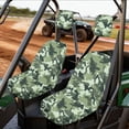 thumbnail image 2 of KUIFORTI Green Camouflage UTV Seat Covers Scratch-resistant Polyester Seats Cover for UTV Compatible with Yamaha Rhino 700 660 450 2004-2021 Rhino Seat Cover Set(4 PCS), 2 of 7