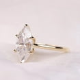 thumbnail image 3 of solitaire jewels 2CT Marquise Solitaire Moissanite Engagement Ring For Women, 14K Yellow Gold, 3 of 8