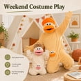 thumbnail image 4 of Snuggle Monster Onesie Pajamas , Big Mouth Onesie,  Frog Pajamas Funny, 4 of 9