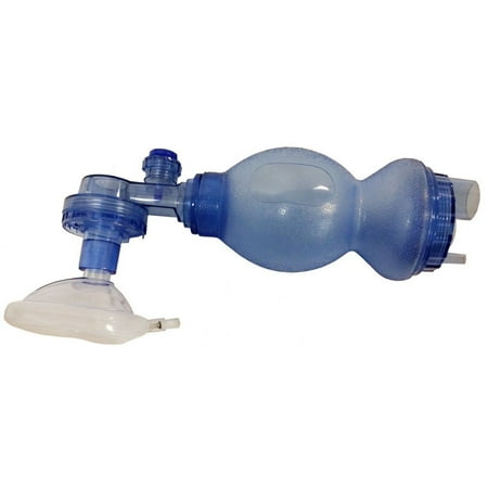 LINE2design Infant BVM - Bag Valve Mask Disposable Resuscitators Blue One Size