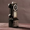 thumbnail image 3 of PENGXAING Vintage Rotate Classic Look Dial Pay Phone Model Retro Booth Home Decoration Ornament, 3 of 9