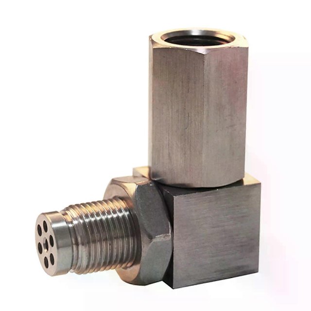Car Universal O2 Oxygen Sensor Spacer Engine Light AdapterBung Catalytic Converter Fix Iron Nickel Plating oxygen sensor