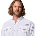 thumbnail image 4 of Camisa de pesca Columbia PFG Bahama II de manga corta blanca para hombre, 4 of 6