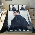 thumbnail image 1 of El Aficionado Conjunto de sábanas temático, trío de piezas, cómodo y amigable con la piel, diseño único, regalo de decoración para el hogar para familiares, amigos y fans,173cm *218cm, 1 of 6