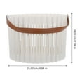 thumbnail image 2 of unbranded Cesta Organizadora Con Asas De Plástico PP Para Almacenamiento En Y Habitación, 2 of 8