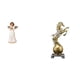 thumbnail image 1 of Figura de resina de caballo querubín, escultura decorativa, arte moderno, coleccionable, centro de mesa para sala de estar, escritorio, estante, regal, 1 of 8