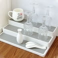 thumbnail image 3 of NETSENG Non-slip 3-layer pantry kitchen cabinet storage polar white 36.4cm*23.4cm*8.5cm, 3 of 5