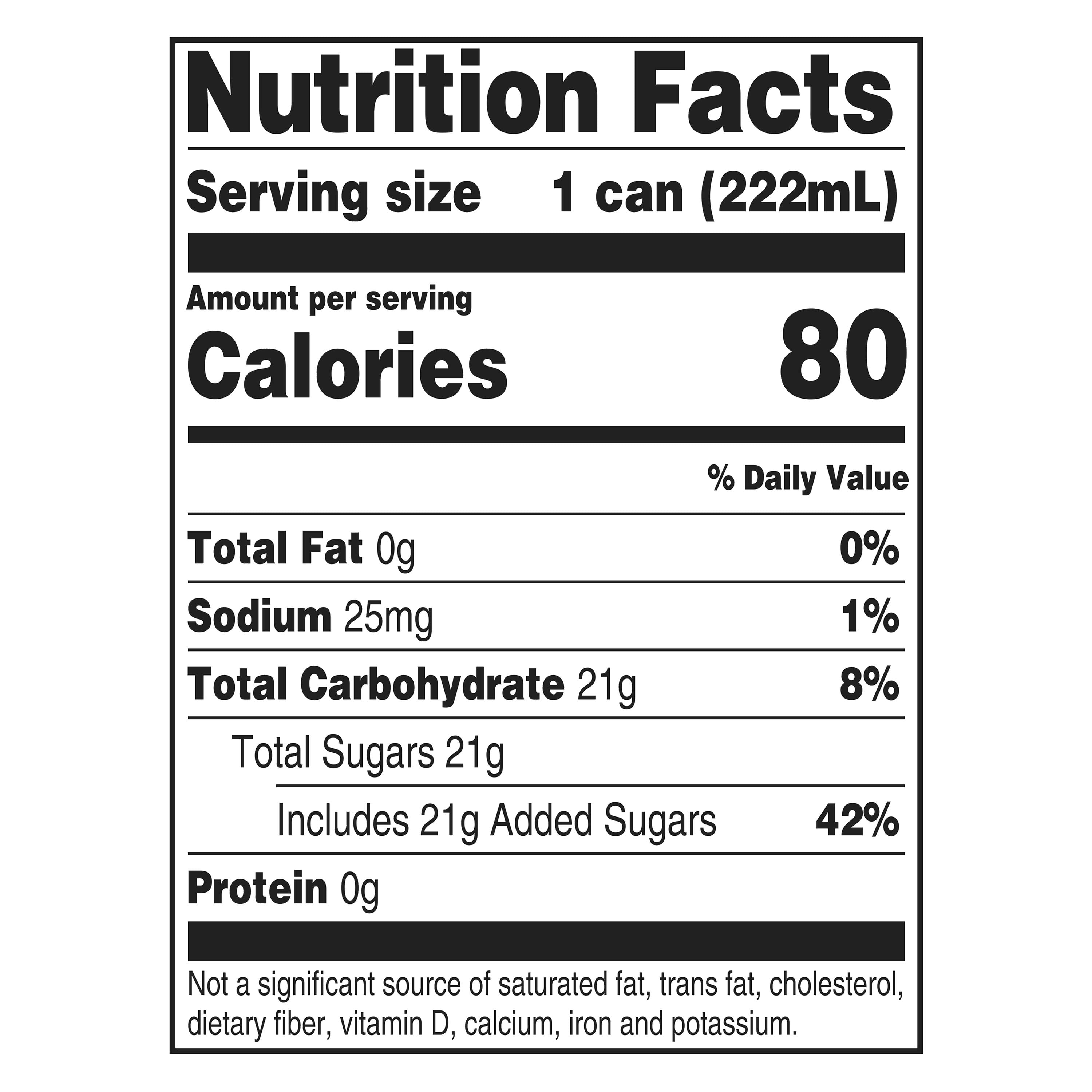 Great Value Tonic Water, 7.5 fl oz, 6 pack Cans Decaffeinated bitter Bottle