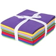 thumbnail image 3 of -25 Options- 100% Cotton Quilting Fabric Bundles 10pcs Fat Quarters 18”x21”-Medium Weight 5.2 oz- Soft Cotton for Quilting, Sewing Project, Patchwork, DIY Crafts – Rainbow Colors, 3 of 5