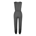 thumbnail image 5 of Idoravan Women Sets Clothing Clearance Women Loose Two-piece Sets Solid Sleeveless Tops Vest Casual Pants Sweatsuit, 5 of 7