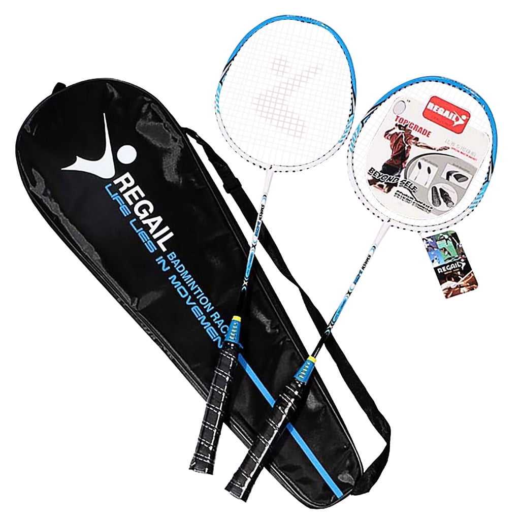 Family Shock Absorption Two Tone Beat Metal Baking Paint Badminton